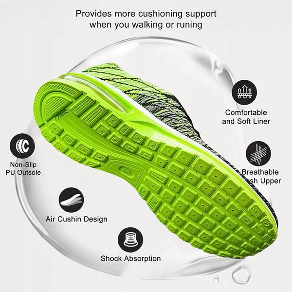 Men Running Shoes Sneakers Fashion Air Cushion Trainers