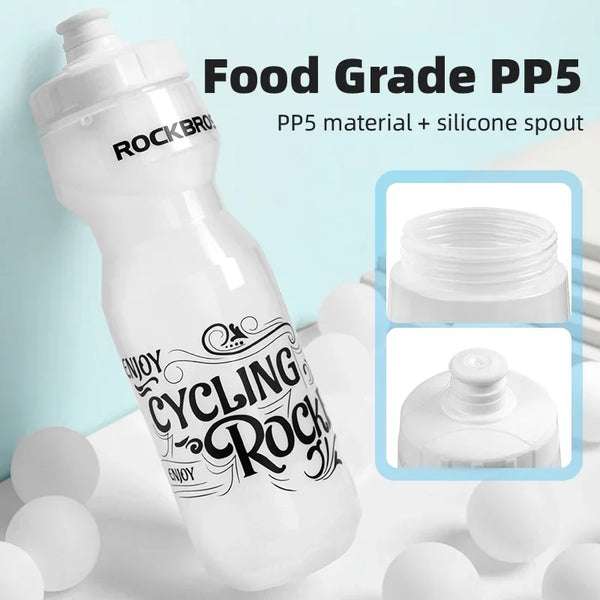 ROCKBROS 750ml Bicycle Water Bottle Food Grade Sports
